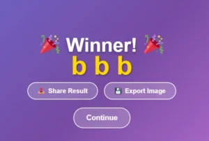 how to share the result?