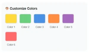 customize color randnom pickwheelie